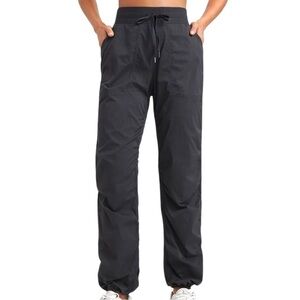 CRZ Yoga Jogger Hi Rise Pants Black M Pull on Rushed Training Quick Dry Sports